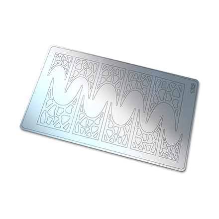 Freedecor, Металлизированные наклейки №123, серебро