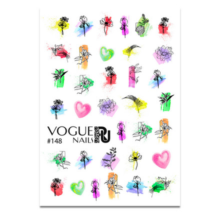 Vogue Nails, Слайдер-дизайн №148