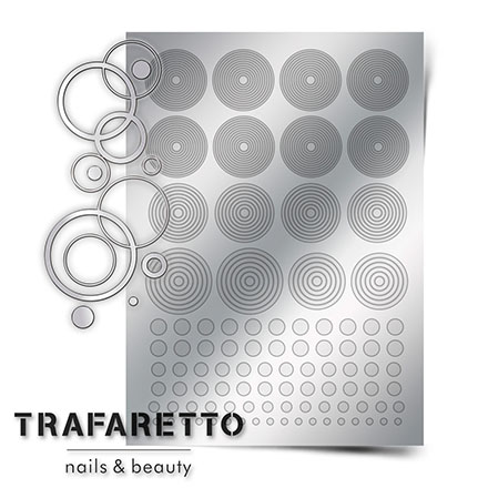 Trafaretto, Металлизированные наклейки GM-02, серебро