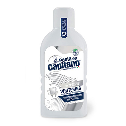 Pasta Del Capitano, Ополаскиватель Ox-Active Whitening, 400 