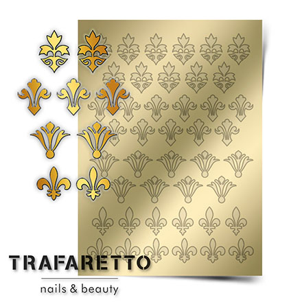 Trafaretto, Металлизированные наклейки PR-02, золото