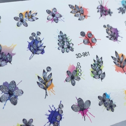 Anna Tkacheva, 3D-слайдер Crystal №961 «Цветы. Веточки»