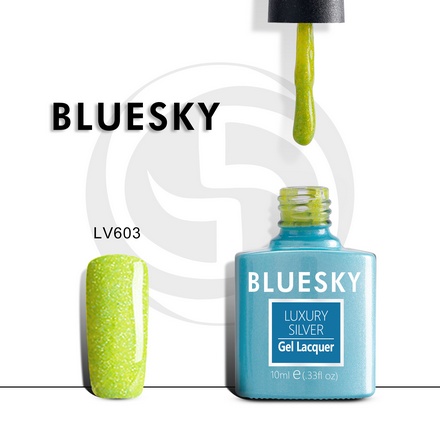 Bluesky, Гель-лак Luxury Silver №603