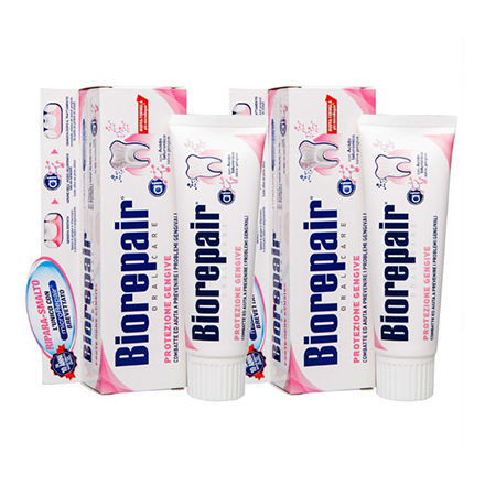 BioRepair, Набор зубных паст Gum Protection, 2 шт.