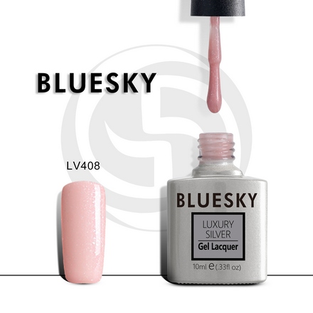 Bluesky, Гель-лак Luxury Silver №408