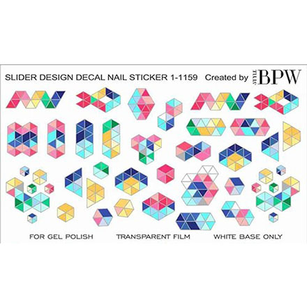 BPW.Style, Слайдер-дизайн «Цветная геометрия» №1-1159