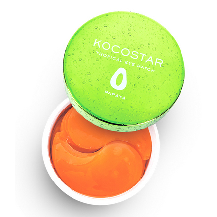 Kocostar, Гидрогелевые патчи для глаз Tropical, папайя, 30 п