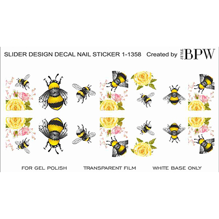 BPW.Style, Слайдер-дизайн «Пчелка с цветами» №1-1358