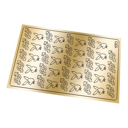 Freedecor, Металлизированные наклейки №178, золото