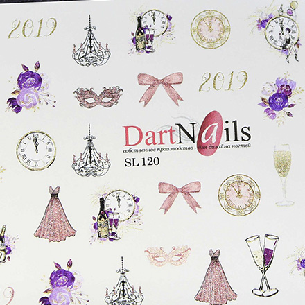 DartNails, Слайдер-дизайн Art-Fashion №120