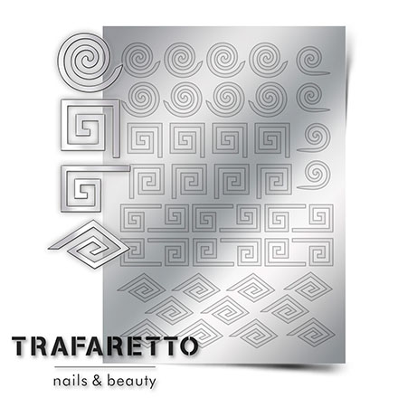 Trafaretto, Металлизированные наклейки GM-01, серебро