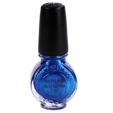 Konad, лак для стемпинга, цвет Blue Pearl 11 ml (перламутров