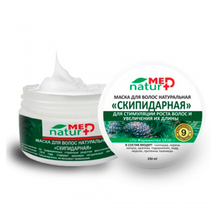 NaturMed, Маска для волос «Скипидарная», 250 мл