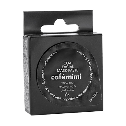 Cafemimi, Маска-паста для лица «Угольная», 15 мл