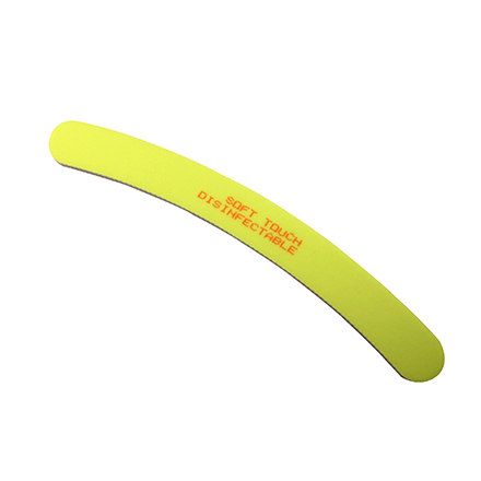 Soft Touch, Пилка Neon Curved X-Fine, желтая, 320 грит
