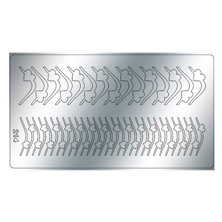 Freedecor, Металлизированные наклейки №214, серебро