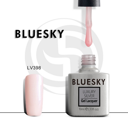 Bluesky, Гель-лак Luxury Silver №398