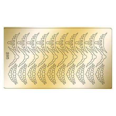 Freedecor, Металлизированные наклейки №216, золото