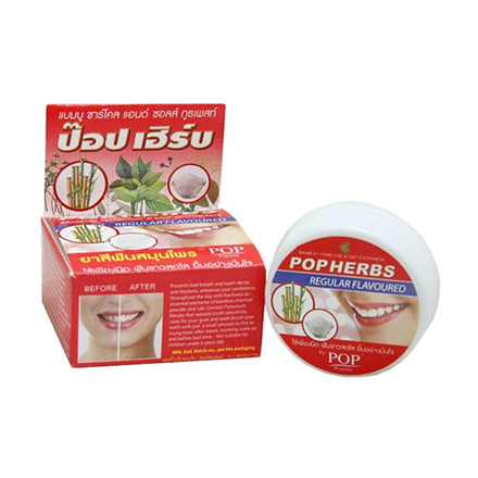 POP Herbs, Растительная зубная паста, 30 г