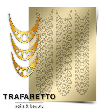 Trafaretto, Металлизированные наклейки CL-06, золото