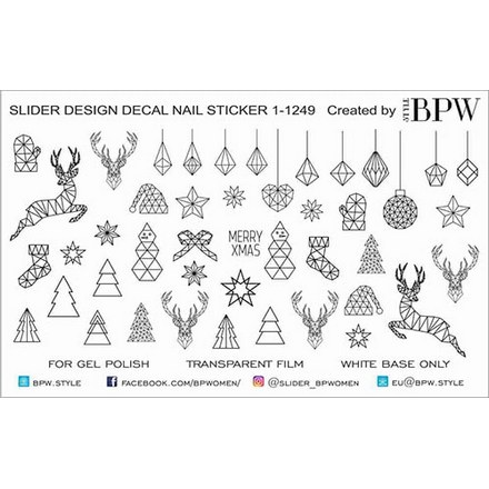 BPW.Style, Слайдер-дизайн «Зимняя геометрия» №1-1249