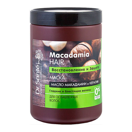 Dr. Sante, Маска для волос Macadamia, 1000 мл