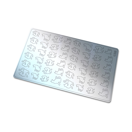 Freedecor, Металлизированные наклейки №129, серебро