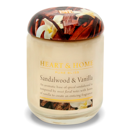 Heart&Home, Свеча «Cандаловое дерево и ваниль», большая, 310