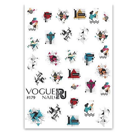 Vogue Nails, Слайдер-дизайн №179