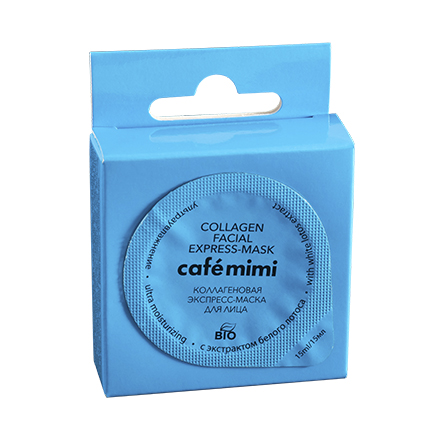 Cafemimi, Экспресс-маска для лица «Коллагеновая», 15 мл