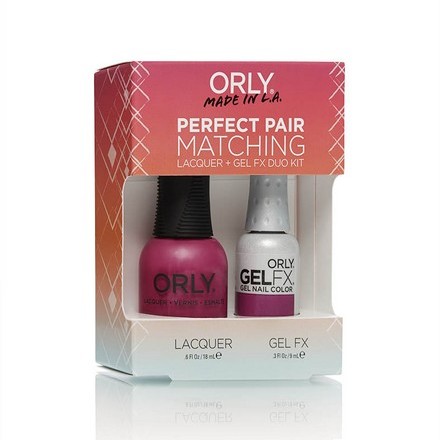 ORLY, Набор Perfect Pair Lacquer/Gel Duo Kit, 8 Purple Crush