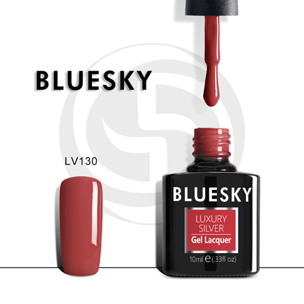 Bluesky, Гель-лак Luxury Silver №130