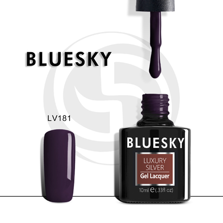 Bluesky, Гель-лак Luxury Silver №181