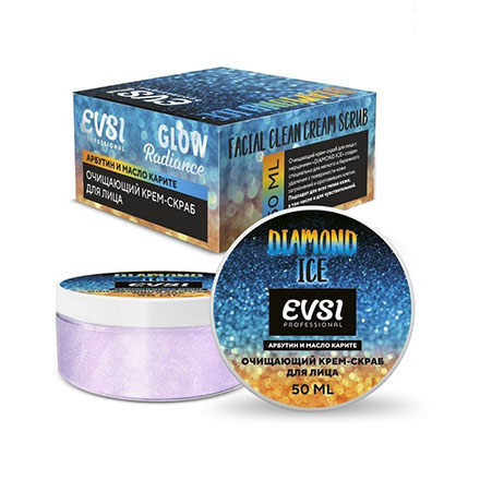 EVSI, Крем-скраб для лица Diamond Ice, 50 мл