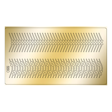 Freedecor, Металлизированные наклейки №220, золото