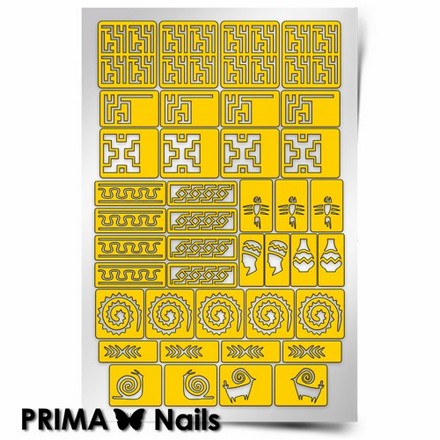 Prima Nails, Трафареты «Африка»