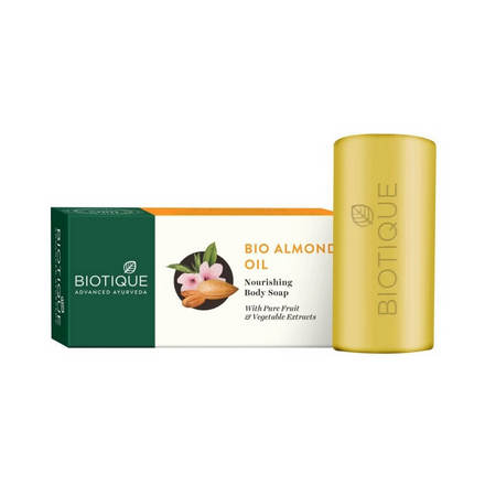 Biotique, Мыло для тела Bio Almond Oil, 150 г