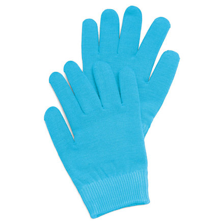 Naomi, Маска-перчатки для рук, голубая