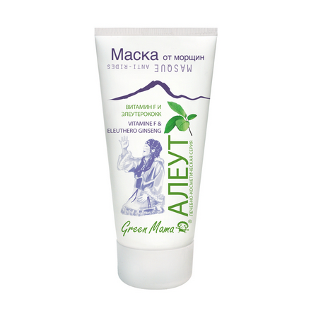 Green Mama, Маска для лица «Витамин F и элеутерококк», 100 м