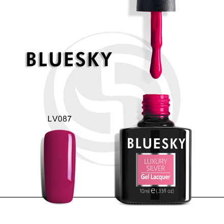 Bluesky, Гель-лак Luxury Silver №087