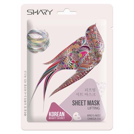 Shary, Лифтинг-маска для лица Bird's Nest Omega 3-6, 25 г