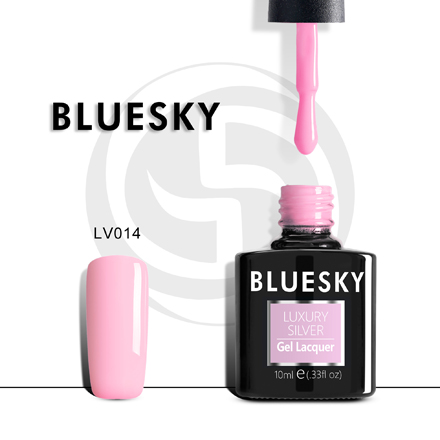 Bluesky, Гель-лак Luxury Silver №014