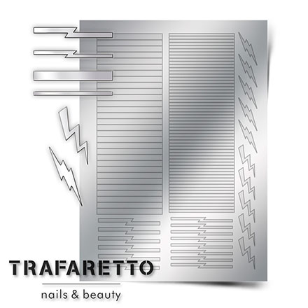 Trafaretto, Металлизированные наклейки GM-05, серебро