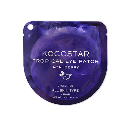 Kocostar, Гидрогелевые патчи для глаз Tropical, ягоды асаи, 