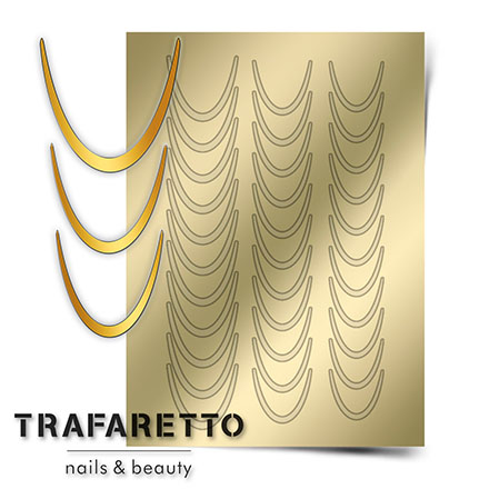 Trafaretto, Металлизированные наклейки CL-01, золото