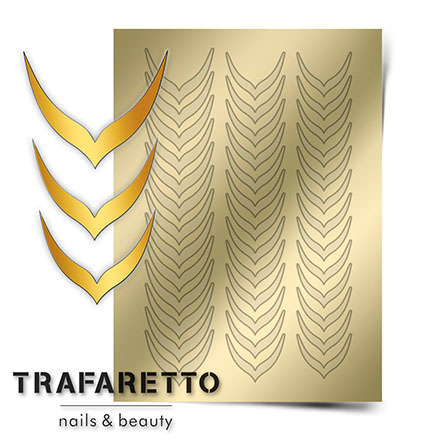 Trafaretto, Металлизированные наклейки CL-04, золото
