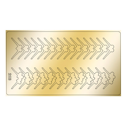 Freedecor, Металлизированные наклейки №213, золото