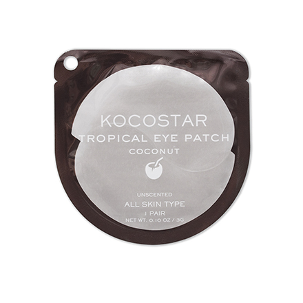 Kocostar, Гидрогелевые патчи для глаз Tropical, кокос, 1 пар