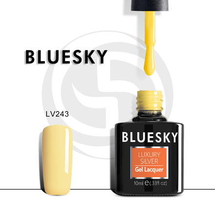 Bluesky, Гель-лак Luxury Silver №243