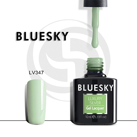 Bluesky, Гель-лак Luxury Silver №347